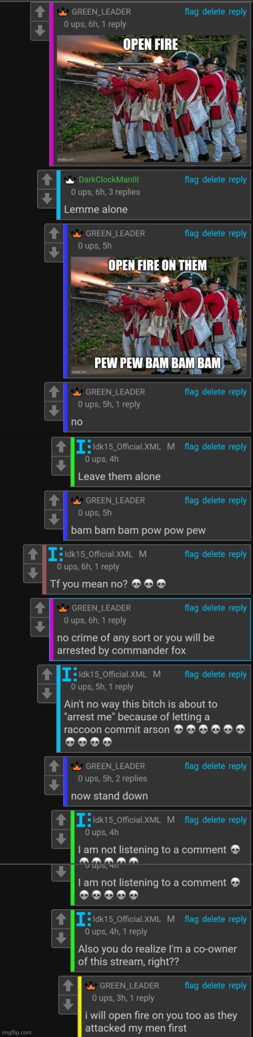 This asshole will understand one day that RP is only in the themed stream? (It's Captain rex) LOL | made w/ Imgflip meme maker