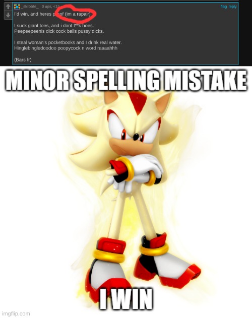 image tagged in minor spelling mistake hd | made w/ Imgflip meme maker