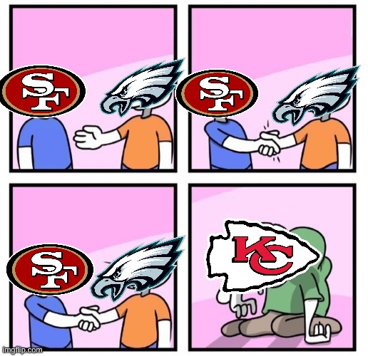 Acquired Taste | image tagged in acquired taste,san francisco 49ers,philadelphia eagles | made w/ Imgflip meme maker