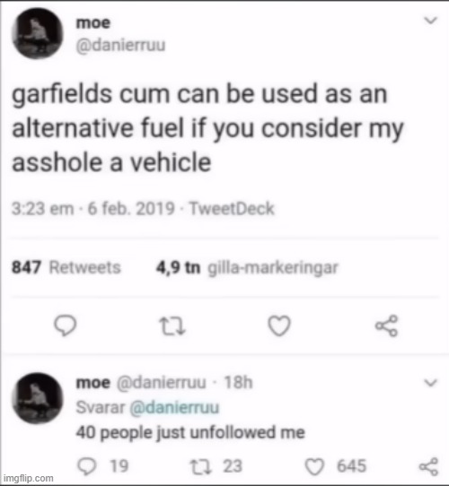 reason 23 to not use twitter | made w/ Imgflip meme maker