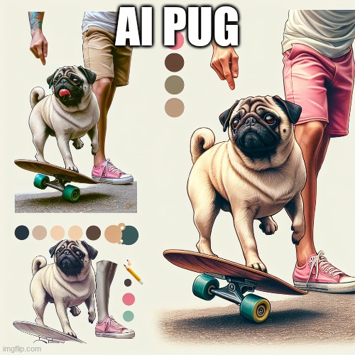 the best pug | AI PUG | image tagged in pugs,human | made w/ Imgflip meme maker