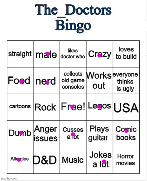 elite 0 lmao | image tagged in the_doctors bingo | made w/ Imgflip meme maker