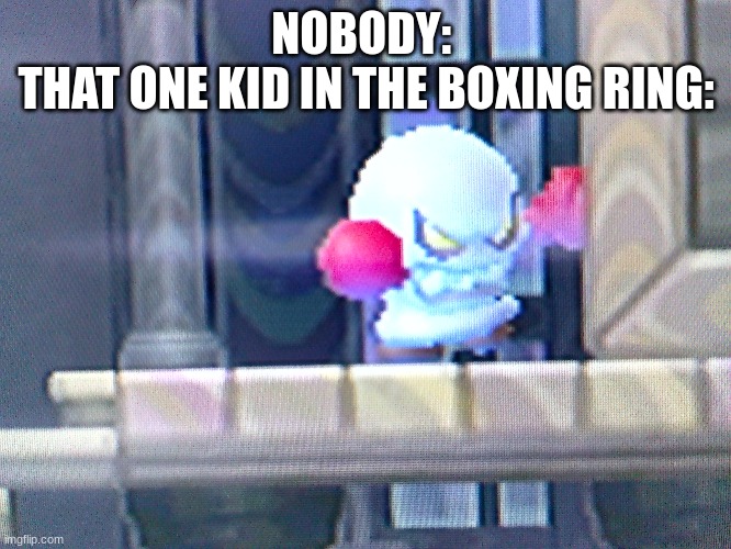 Bruisers in New Super Mario Bros. Wii be like | NOBODY: 
THAT ONE KID IN THE BOXING RING: | image tagged in gaming | made w/ Imgflip meme maker
