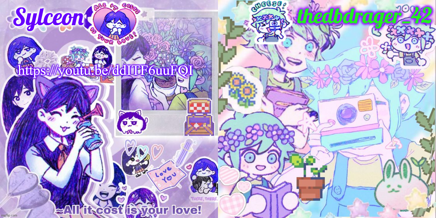 sylc and drager omori temp | https://youtu.be/ddITF6uuFQI | image tagged in sylc and drager omori temp | made w/ Imgflip meme maker