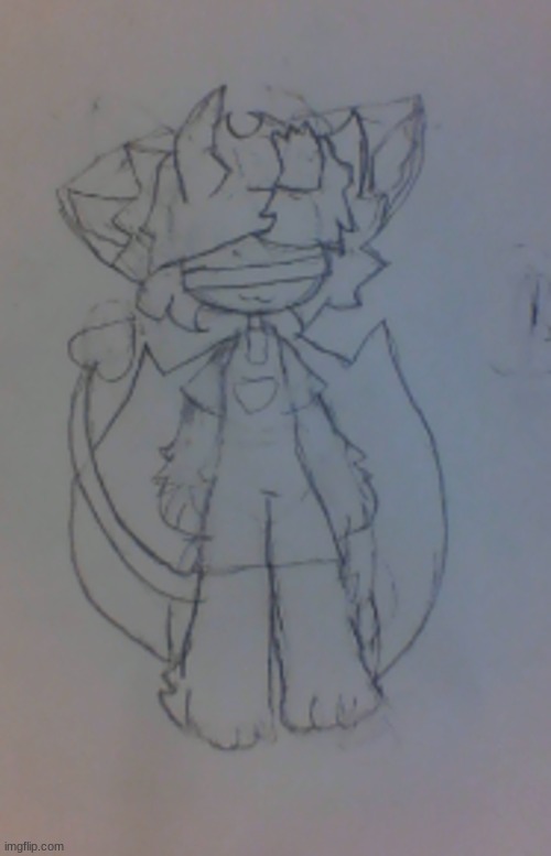 POV: Your oc was in a lab and sees him run out. (Just to clarify, I am NOT a furry, this is just how I draw sometimes) | made w/ Imgflip meme maker