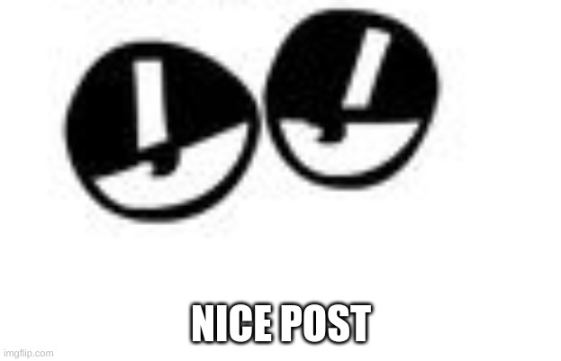 NICE POST | made w/ Imgflip meme maker