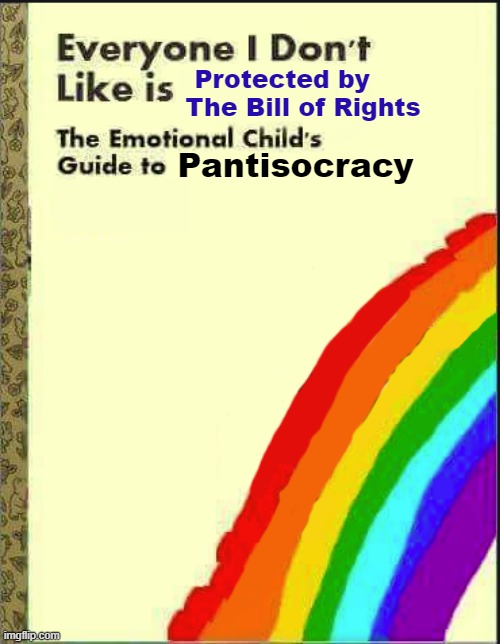 GLOBAL PANTISOCRACY, courtesy of Kissinger and his WEF | Protected by 
                  The Bill of Rights; Pantisocracy | image tagged in everyone i don't like blank book,nevertrump meme,nevertrump,democratic socialism,cultural marxism,kamala harris | made w/ Imgflip meme maker
