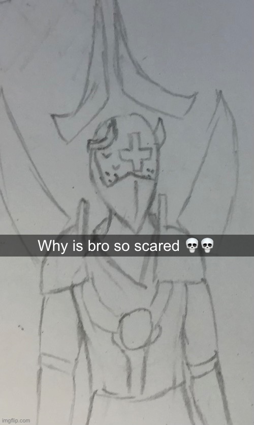 Why is bro so scared 💀💀 | made w/ Imgflip meme maker
