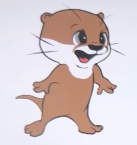 Kotaro Otter Cartoon Blank Meme Template