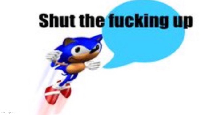 Shut the fucking up | image tagged in shut the fucking up | made w/ Imgflip meme maker