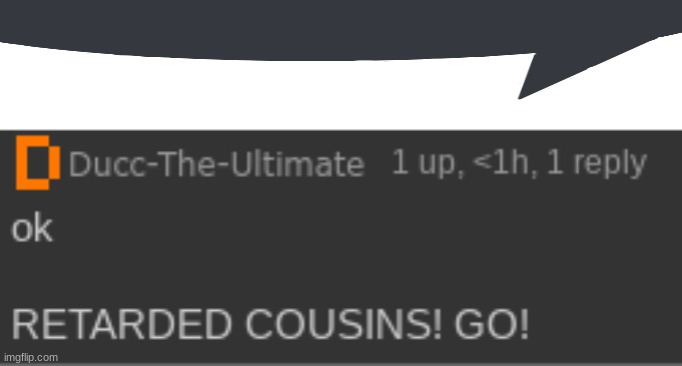 MENTALLY SLOW COUSINS! GO! | image tagged in mentally slow cousins go | made w/ Imgflip meme maker