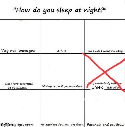 How do you sleep at night? | Shrek | image tagged in how do you sleep at night | made w/ Imgflip meme maker