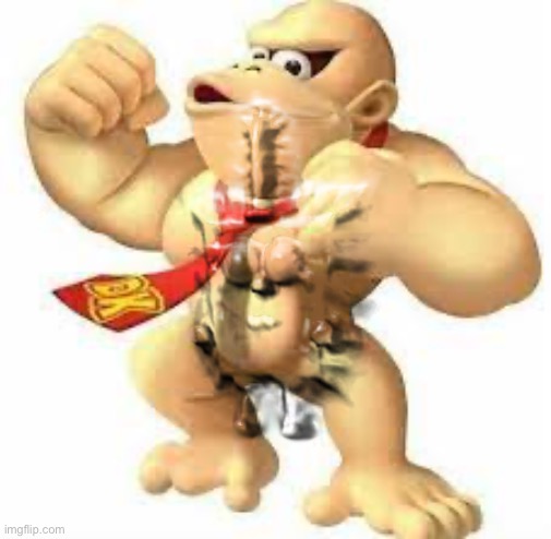 Hairless Donkey Kong | image tagged in hairless donkey kong | made w/ Imgflip meme maker