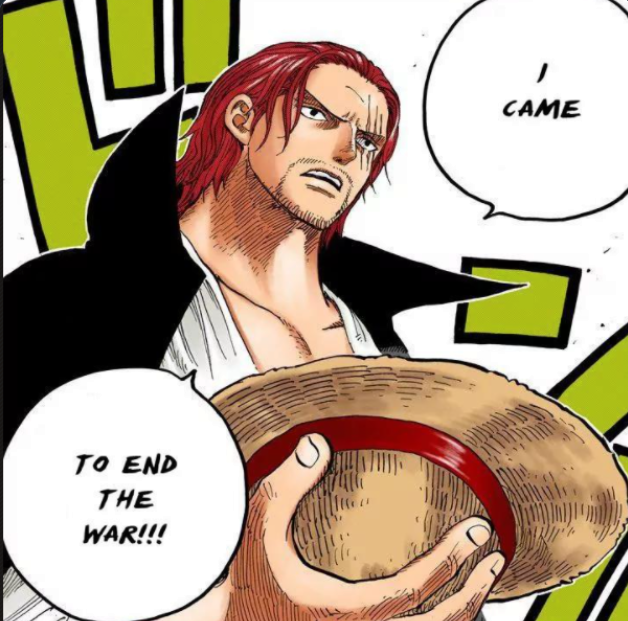 High Quality Shanks Ends The War Blank Meme Template