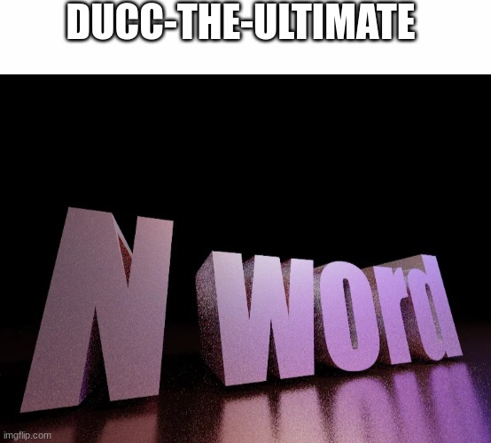 msmg slander #11 | DUCC-THE-ULTIMATE | image tagged in white text box,n word | made w/ Imgflip meme maker