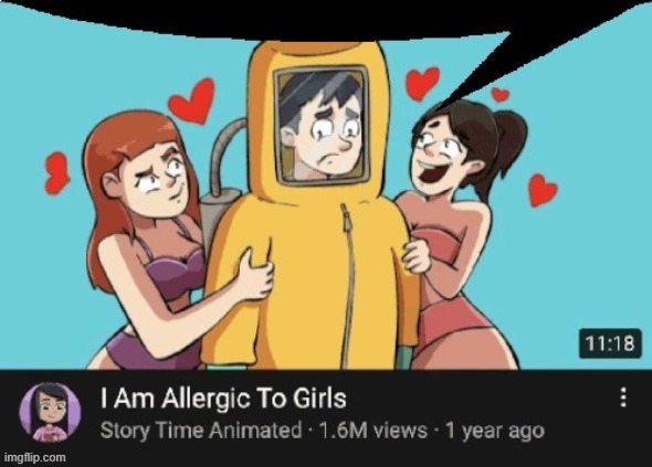 this stream /j: | image tagged in allergic to girls,what | made w/ Imgflip meme maker