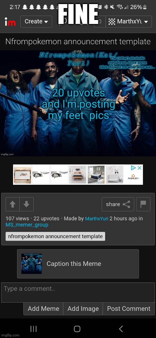 FINE | made w/ Imgflip meme maker