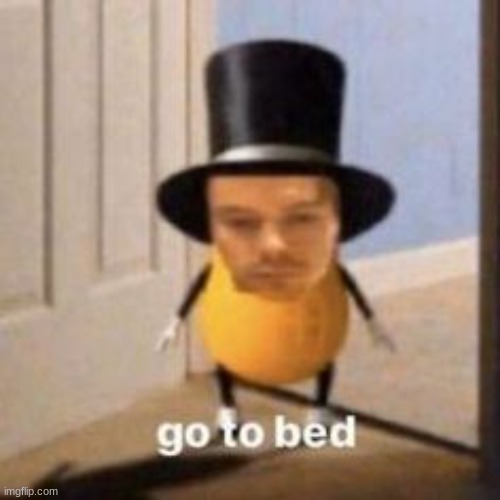 Go to bed | image tagged in go to bed | made w/ Imgflip meme maker