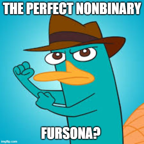  Perry the Platypus | Phineas and Ferb Wiki | Fandom powered by  | THE PERFECT NONBINARY; FURSONA? | image tagged in perry the platypus phineas and ferb wiki fandom powered by | made w/ Imgflip meme maker