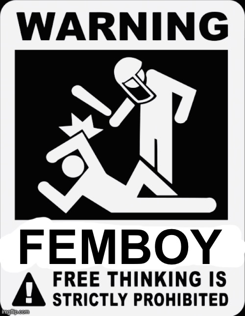 Fascism | FEMBOY | image tagged in fascism | made w/ Imgflip meme maker