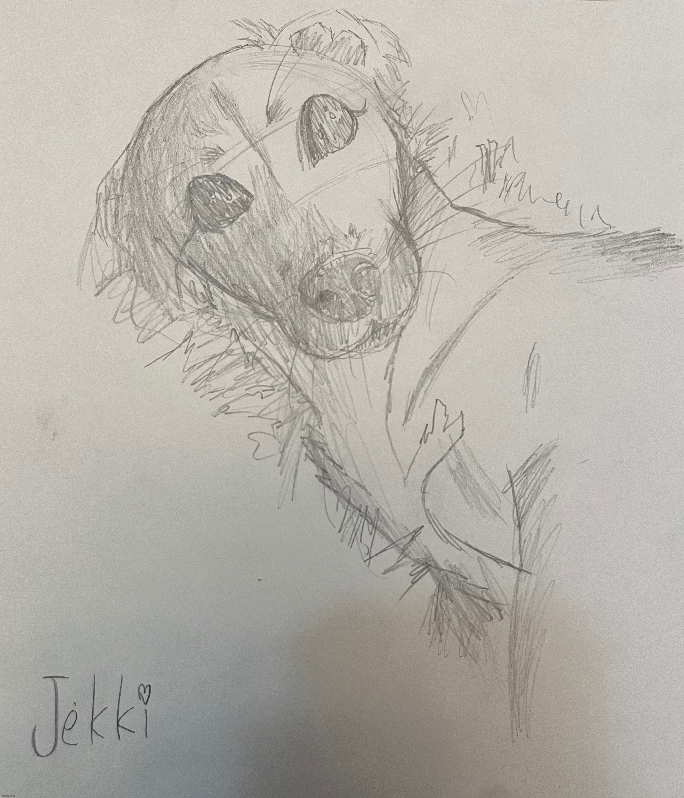 Sniff | image tagged in dog,drawing,drawings,puppy | made w/ Imgflip meme maker