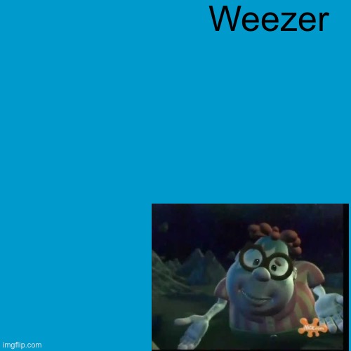 Blank Weezer blue album edit - Imgflip