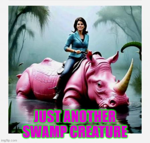 Just another swamp creature... don't be fooled... | JUST ANOTHER SWAMP CREATURE | image tagged in nikki,swamp creature | made w/ Imgflip meme maker
