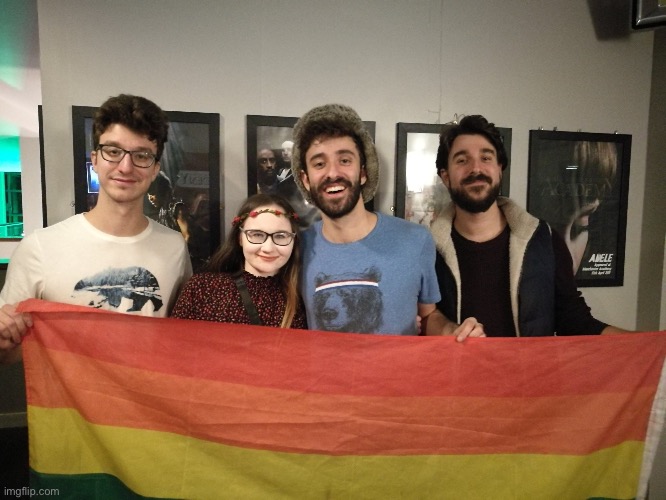 AJR SAID GAY RIGHTS | image tagged in ajr | made w/ Imgflip meme maker