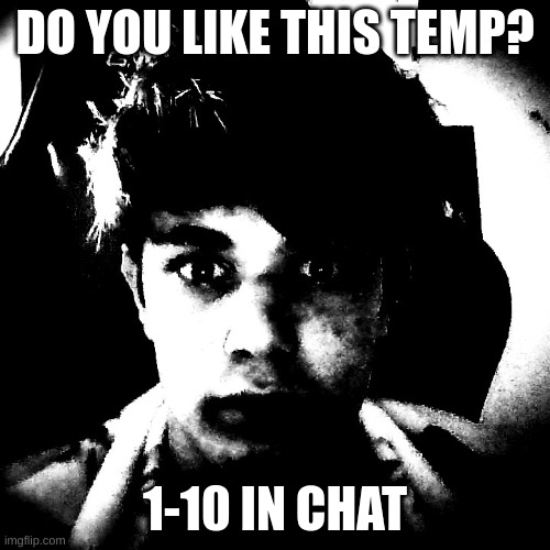 do you like this | DO YOU LIKE THIS TEMP? 1-10 IN CHAT | image tagged in scary riplos | made w/ Imgflip meme maker