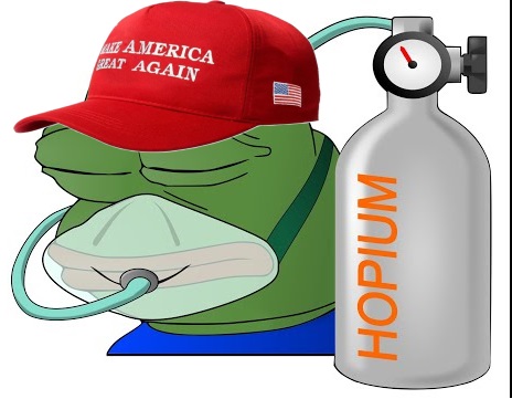 MAGA HOPIUM Blank Meme Template