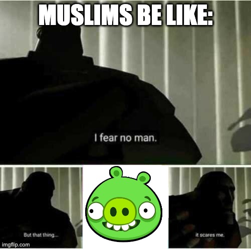 I fear no man | MUSLIMS BE LIKE: | image tagged in i fear no man | made w/ Imgflip meme maker