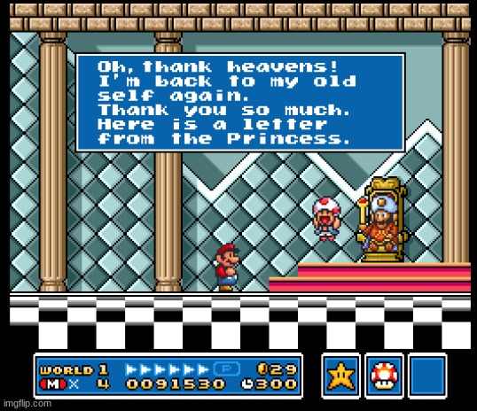 finished world 1 of smb3 just now | made w/ Imgflip meme maker