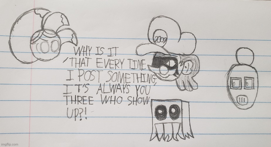 Goofy ahh doodle in class: Real life event (Ft. Mr & Inadequate06) | image tagged in school,class,drawing | made w/ Imgflip meme maker