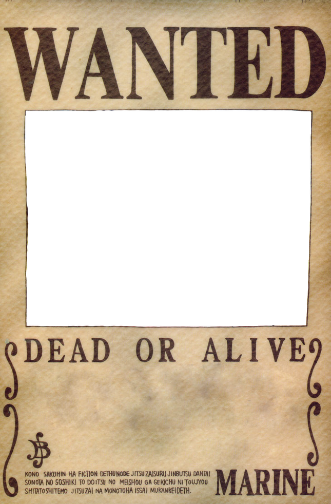 Wanted poster Blank Meme Template