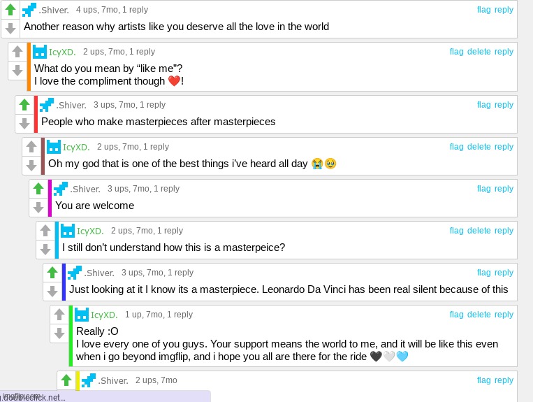 Another reason to keep trying- for comments like this <3 | image tagged in i love all of you | made w/ Imgflip meme maker