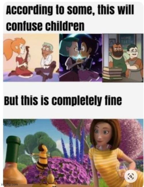 My friend sent me this | image tagged in if you know you know,the owl house,bee movie | made w/ Imgflip meme maker