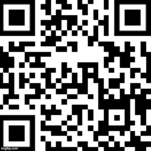 qr code temp | image tagged in qr code | made w/ Imgflip meme maker