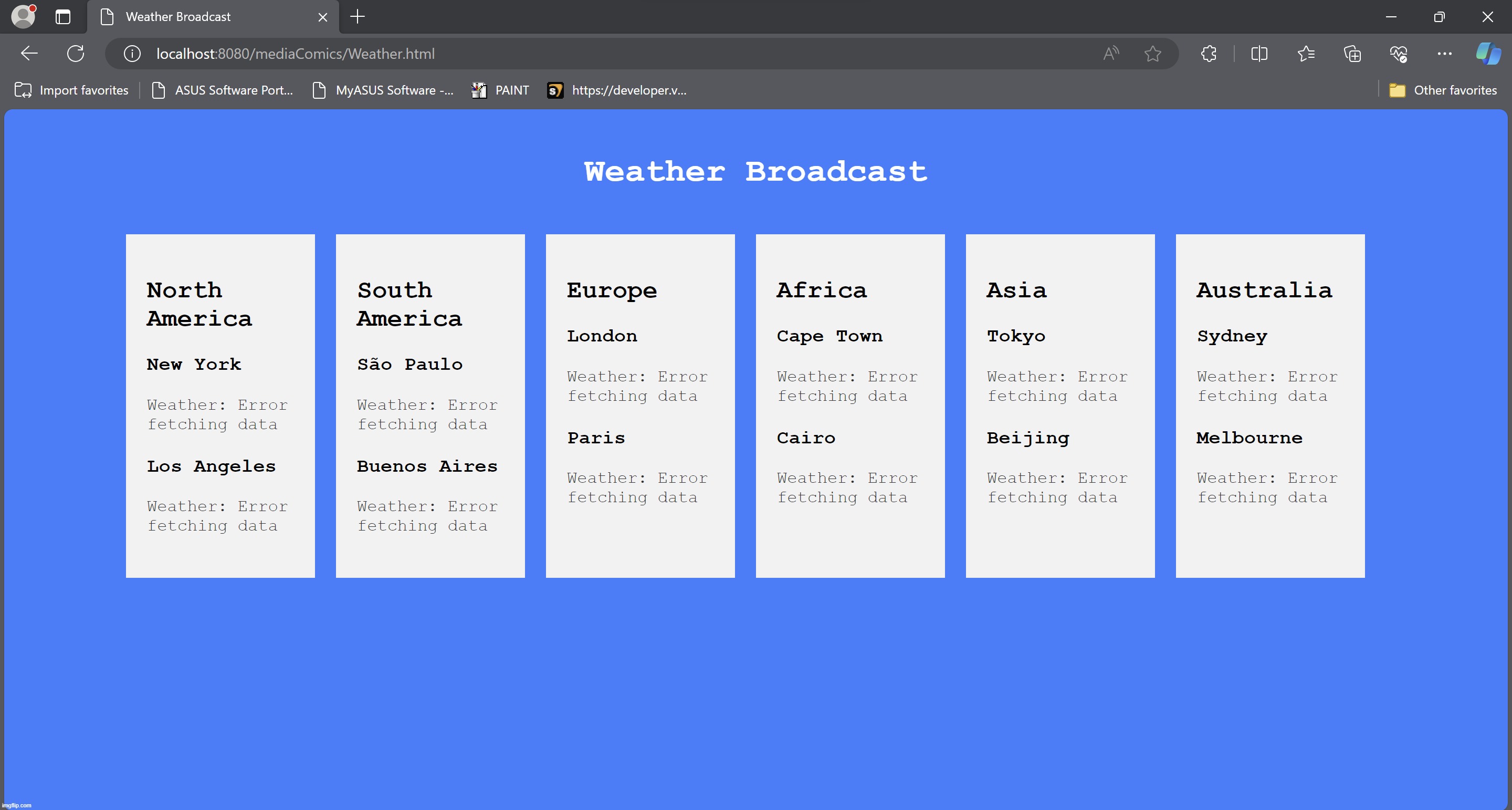i coded a weather channel while listening to amish paradise (i dont have the data yet) | made w/ Imgflip meme maker