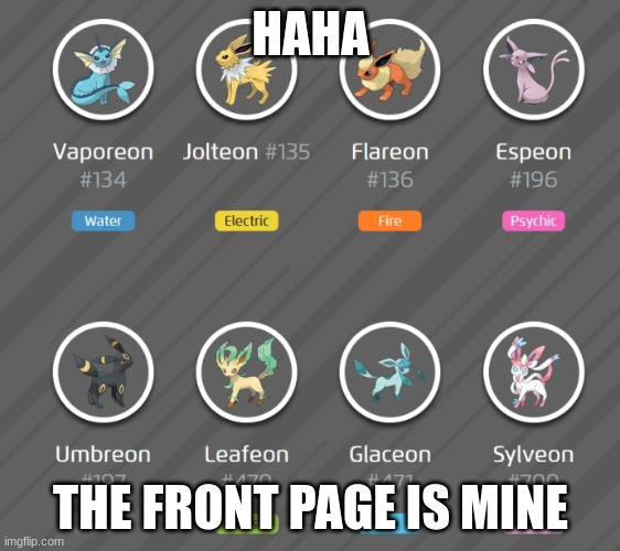 HAHA; THE FRONT PAGE IS MINE | made w/ Imgflip meme maker