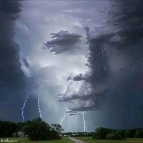 he really is the storm that is approaching | made w/ Imgflip meme maker