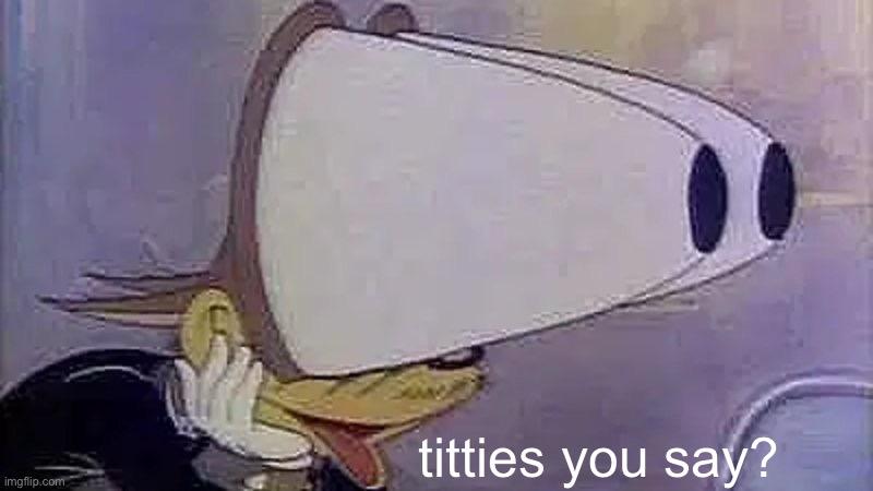 Awooga | titties you say? | image tagged in awooga | made w/ Imgflip meme maker