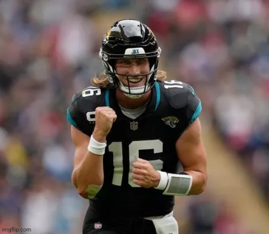 Trevor Lawrence Jaguars Win in London | image tagged in trevor lawrence jaguars win in london | made w/ Imgflip meme maker