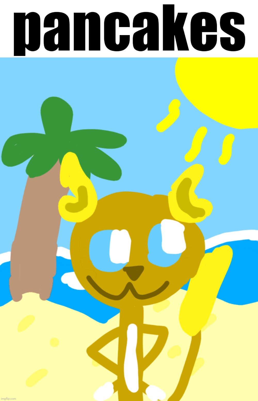 idk felt like drawing jop but alolan raichu (he wants some...NOW!!!) | pancakes | image tagged in pancakes,if you know you know | made w/ Imgflip meme maker