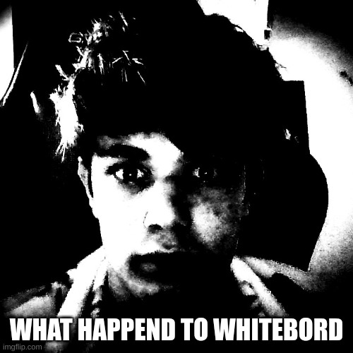 WHAT HAPPEND TO WHITEBORD | image tagged in scary riplos | made w/ Imgflip meme maker