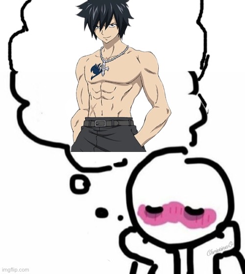 Fairy Tail Fangirls | ChristinaO | image tagged in memes,fairy tail,fairy tail memes,fangirl,anime meme,gray fullbuster | made w/ Imgflip meme maker
