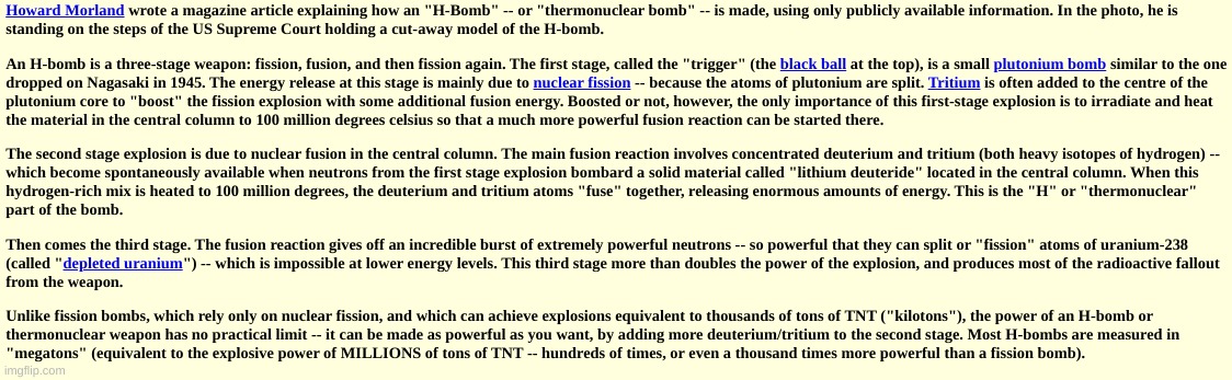whoops! i accidentally posted instructions on how to build a thermonuclear weapon. | made w/ Imgflip meme maker
