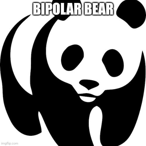 Bipolar bear ? | BIPOLAR BEAR | image tagged in bipolar bear,bipolar,bear,panda | made w/ Imgflip meme maker