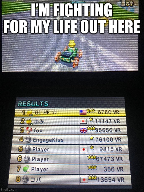 Its an experience | I’M FIGHTING FOR MY LIFE OUT HERE | made w/ Imgflip meme maker