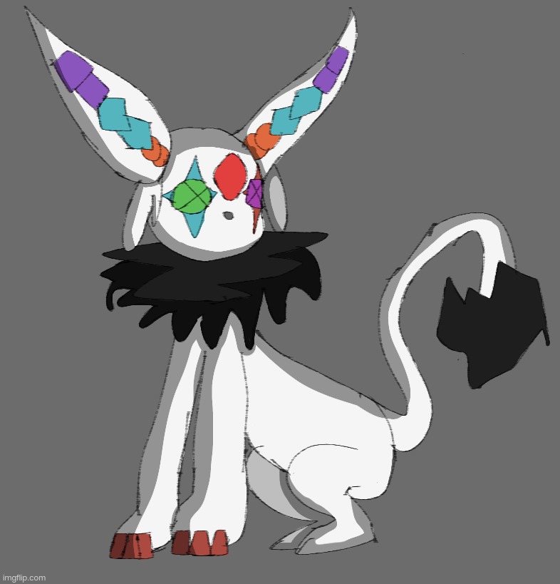 Part 2 of evolving the unevolved Eevees here: Draxon(Espeon) Notes in tags | image tagged in i split this to parts,i can't do this daily,geevee is work in progress,specify which eeveelution,you want the eevee to be | made w/ Imgflip meme maker