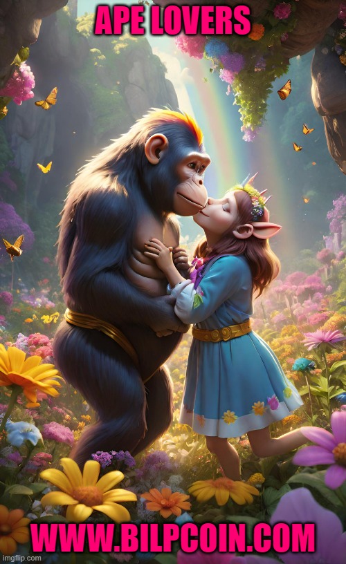 APE LOVERS; WWW.BILPCOIN.COM | made w/ Imgflip meme maker